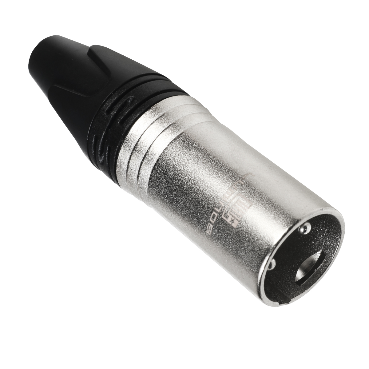 FT05 4958 CONECTOR XLR CANON MACHO 3 PINOS AÇO LU-71222 LUMINOS-THUMB